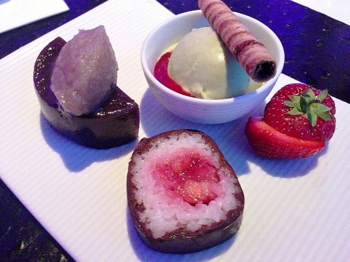 Raw Sushi in the Sky Dessert taste.ie