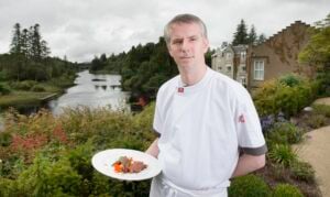 Chef Ultan Cooke – Ballynahinch Castle. Pic: Michael Mc Laughlin