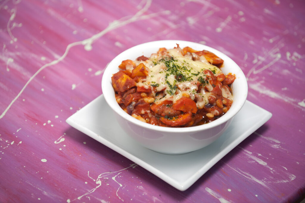 Veggie Bean Cassarole Chef Louise Clarke