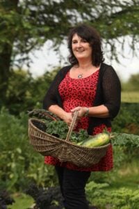 Dee Sewell of Greenside Up photographed for Irish Country Living