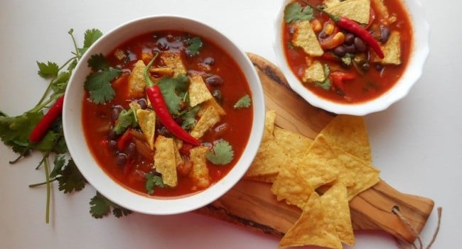 tortilla soup recipe Anna Jane Kingston