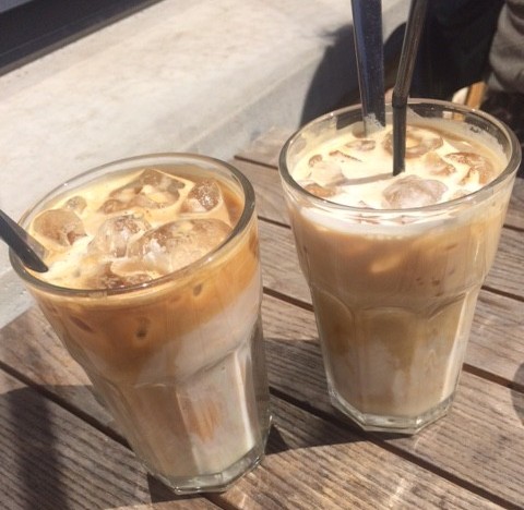 250 square ice coffee