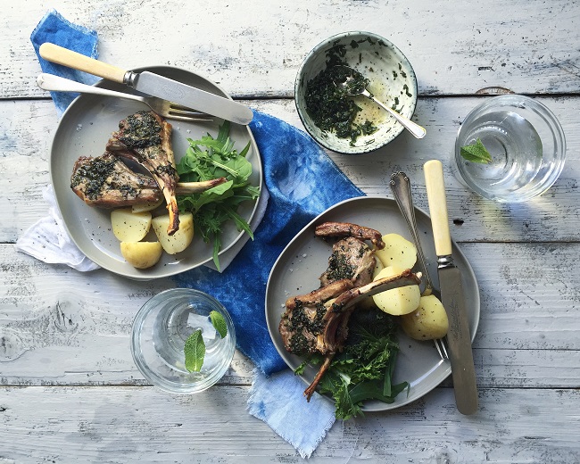 Mint Marinaded Lamb Chops Recipe Video by Jette Virdi