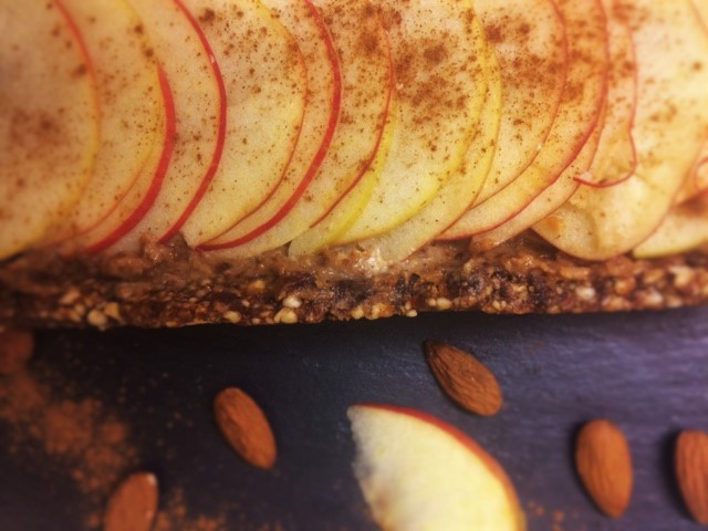 Raw Toffee Apple Tart