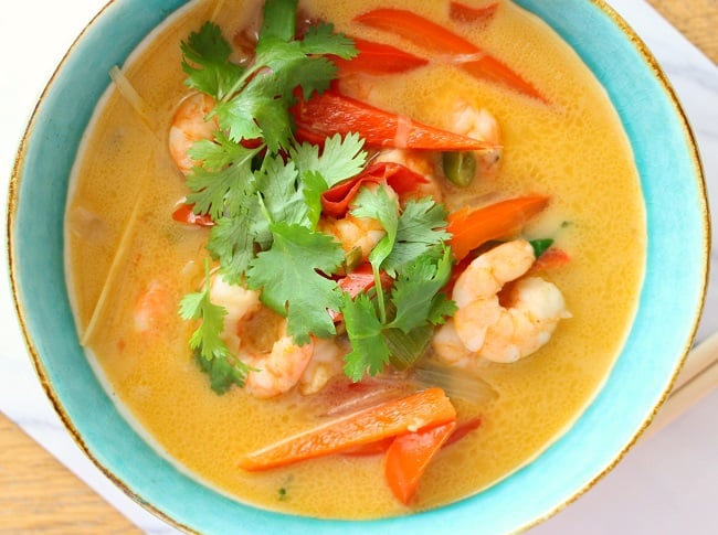 Coconut Prawn Curry Recipe by The Wonky Spatula