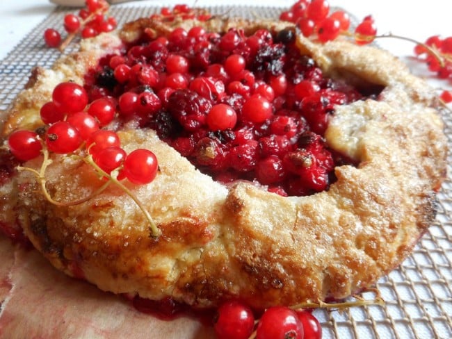 Red Berry Galette Recipe by Anna-Jane Kingston