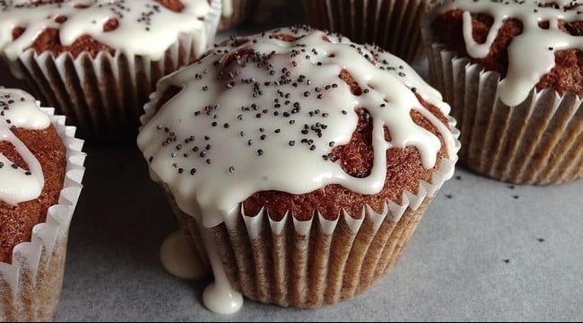 Beetroot Cupcakes Recipe with Orange & Poppy Seed Icing by Niamh Mannion
