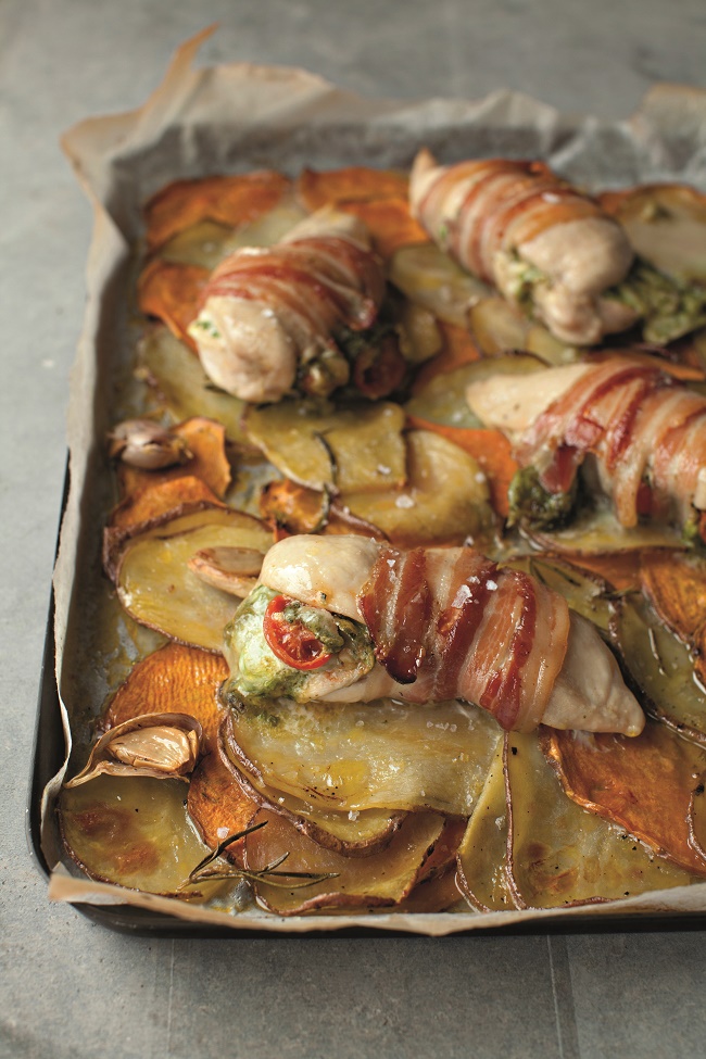 Pesto-stuffed Chicken Breasts (2)
