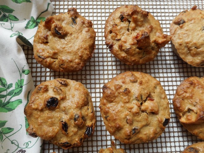 Apple, Raisin and Oat Cakes