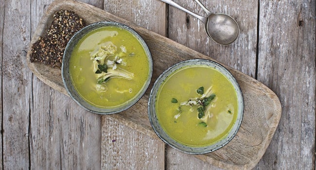 Chicken and Coriander Soup Recipe by Domini Kemp