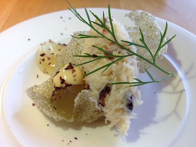 st kyrans crab seaweed cracker