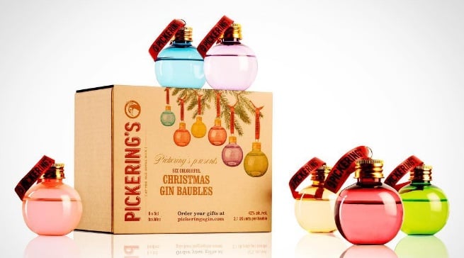 Gin-Filled Christmas Tree Baubles are Pure Christmas "Spirit"