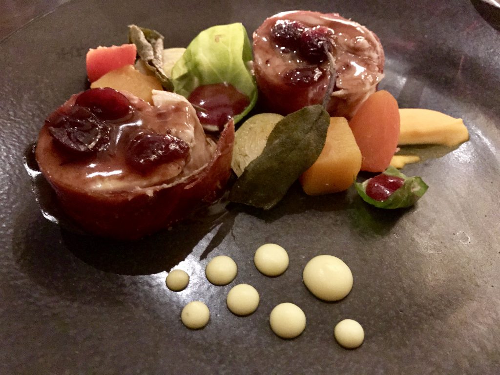 The Bay Tree Bistro - Roulade of Turkey and Cured Ham