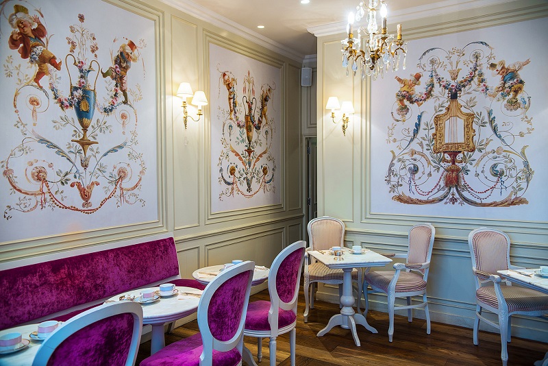 Luxury Afternoon Tea for 2 people at Ladurée Dublin with a glass of bubbles for only €45