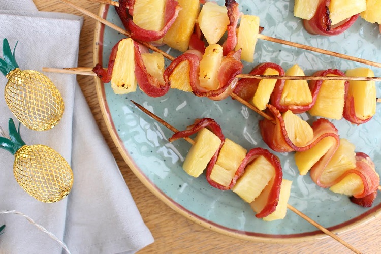 Pineapple and Bacon Skewers Recipe