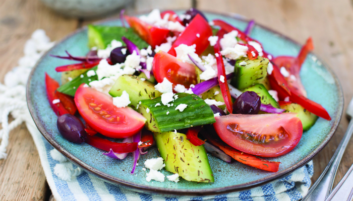 Greek-Style Cucumber Salad