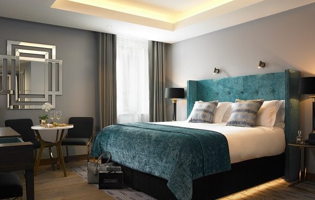 The Deluxe room at the Dylan Hotel in Dublin.