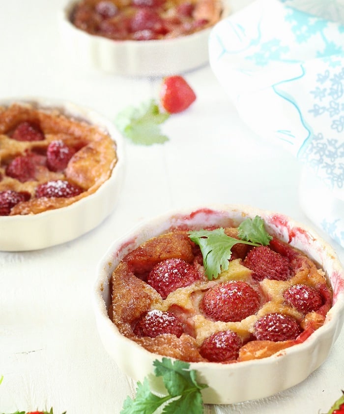 Strawberry & Coriander Clafoutis