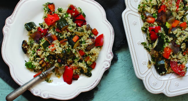 Quinoa With Roasted Ratatouille