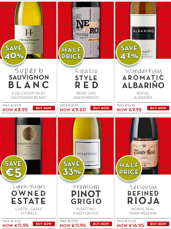 Cancel your 2 O'Clock - The Biggest Wine Sale you'll See this Year Starts Today