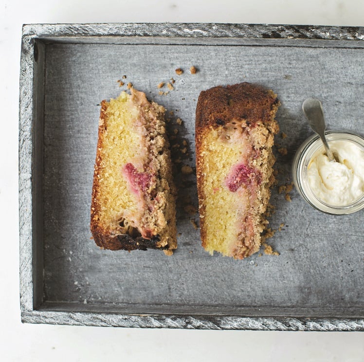 rhubarb and ginger cake recipe .