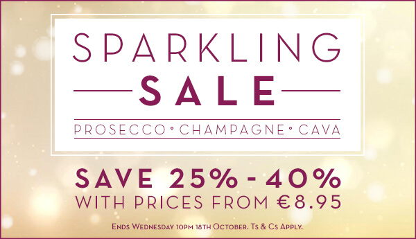 "Pop" By O'Briens Wines and Enjoy their Sparkling Wine Sale with Bottles Starting at €7.46