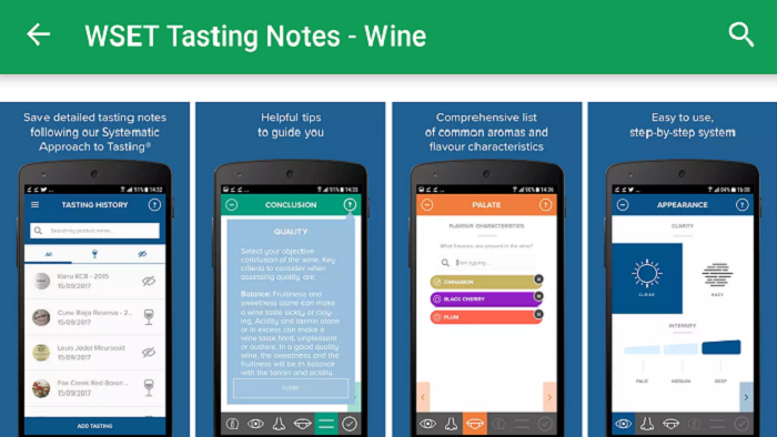 wset wine tasting app feat
