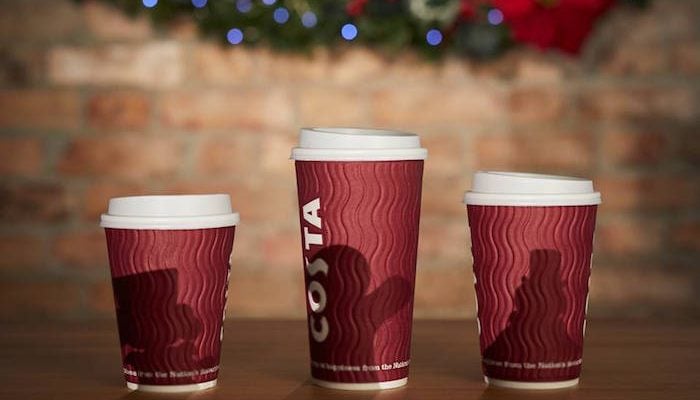 Costa Coffee Christmas Cups