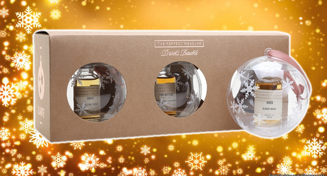 These festive Whiskey Baubles Are what we Like to Call Christmas Spirit