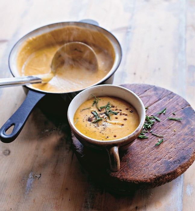 Squash and Cauliflower Soup Recipe with Sage by Hugh Fearnley-Whittingstall