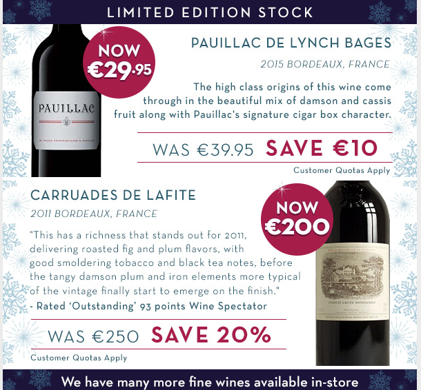 Bargain Bordeaux: O'Briens Fine Wine Sale Has Begun