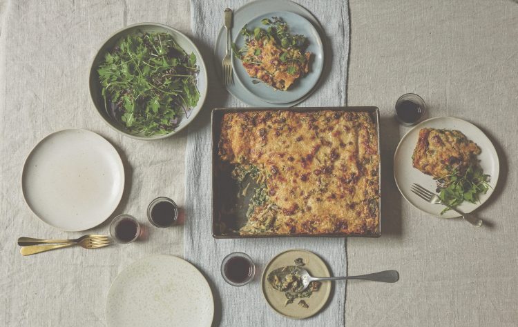 Roast Kale Lasagne Recipe