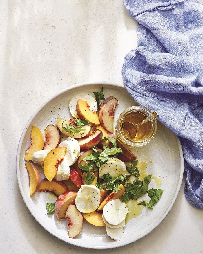 Peach Caprese