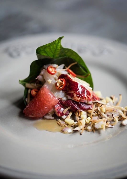 Saba lobster tail