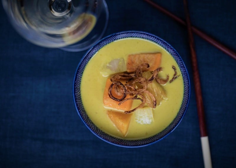 Vegan Gaeng Karee Fuktong Recipe By At Saba