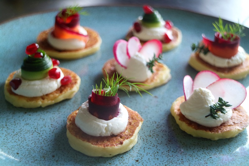 Festive Blinis Recipe By Chef Jeeny Maltese